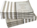 Dyckhoff Geschirrtuch Gläser / Halbleinen | Beige 2