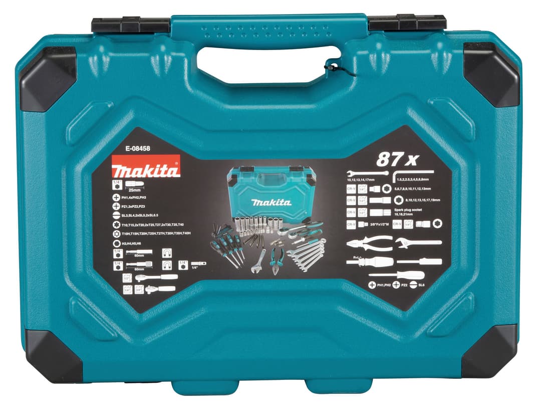 Makita Werkzeugset E-08458 | Mehrfarbig