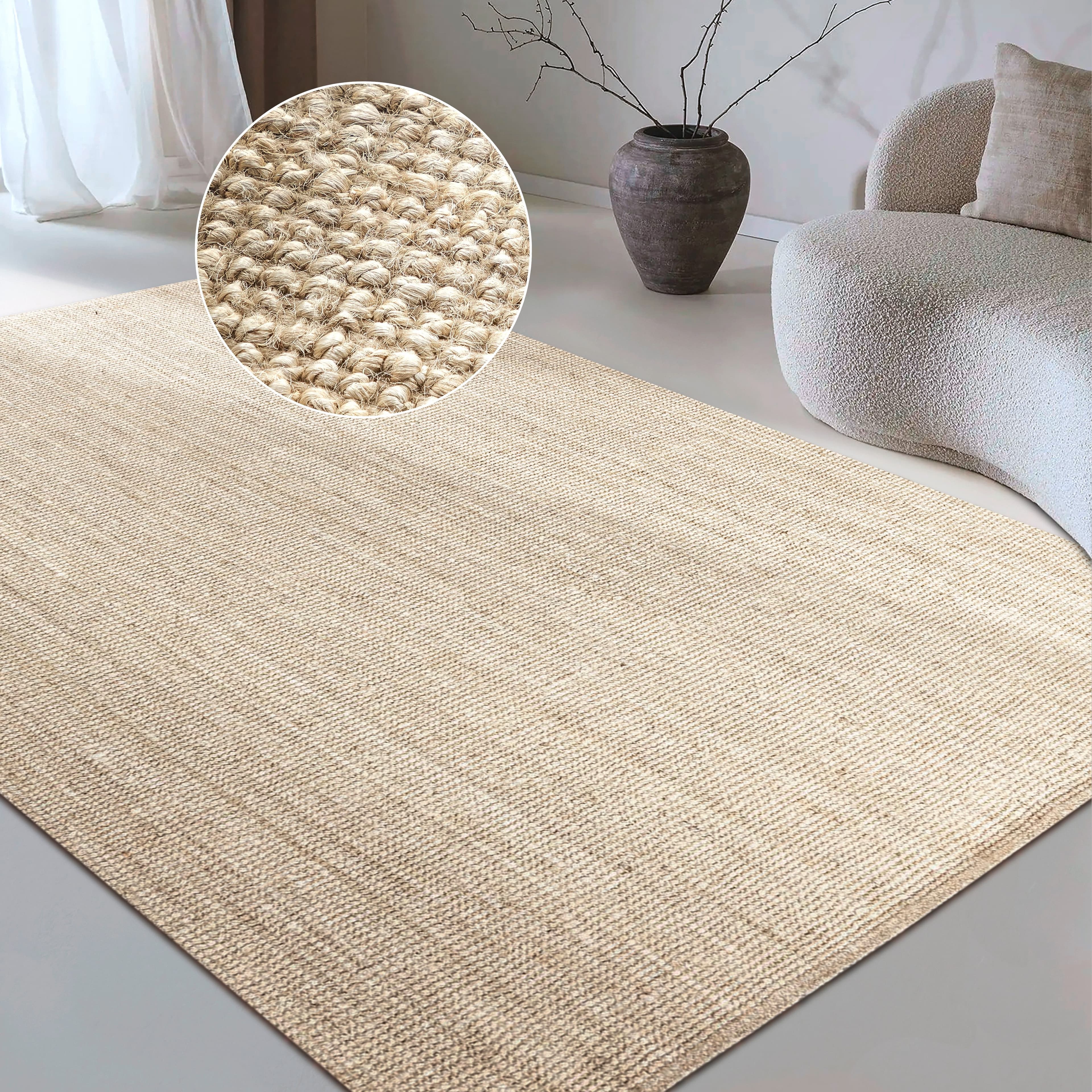 OTTO home Teppich Avot Juteteppich | Beige