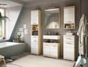 welltime Badezimmerspiegelschrank SIENA | Holztöne 5