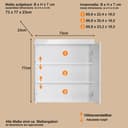 welltime Hängeschrank Avena | Weiß 3