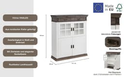 OTTO home Highboard Vinales | Mehrfarbig