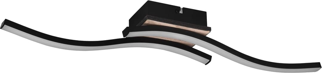 Reality Leuchten LED Deckenleuchte Route | Braun