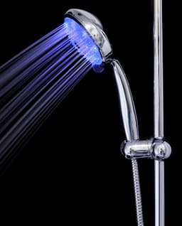 Schütte Handbrause LED Wellness Duschkopf | Silber
