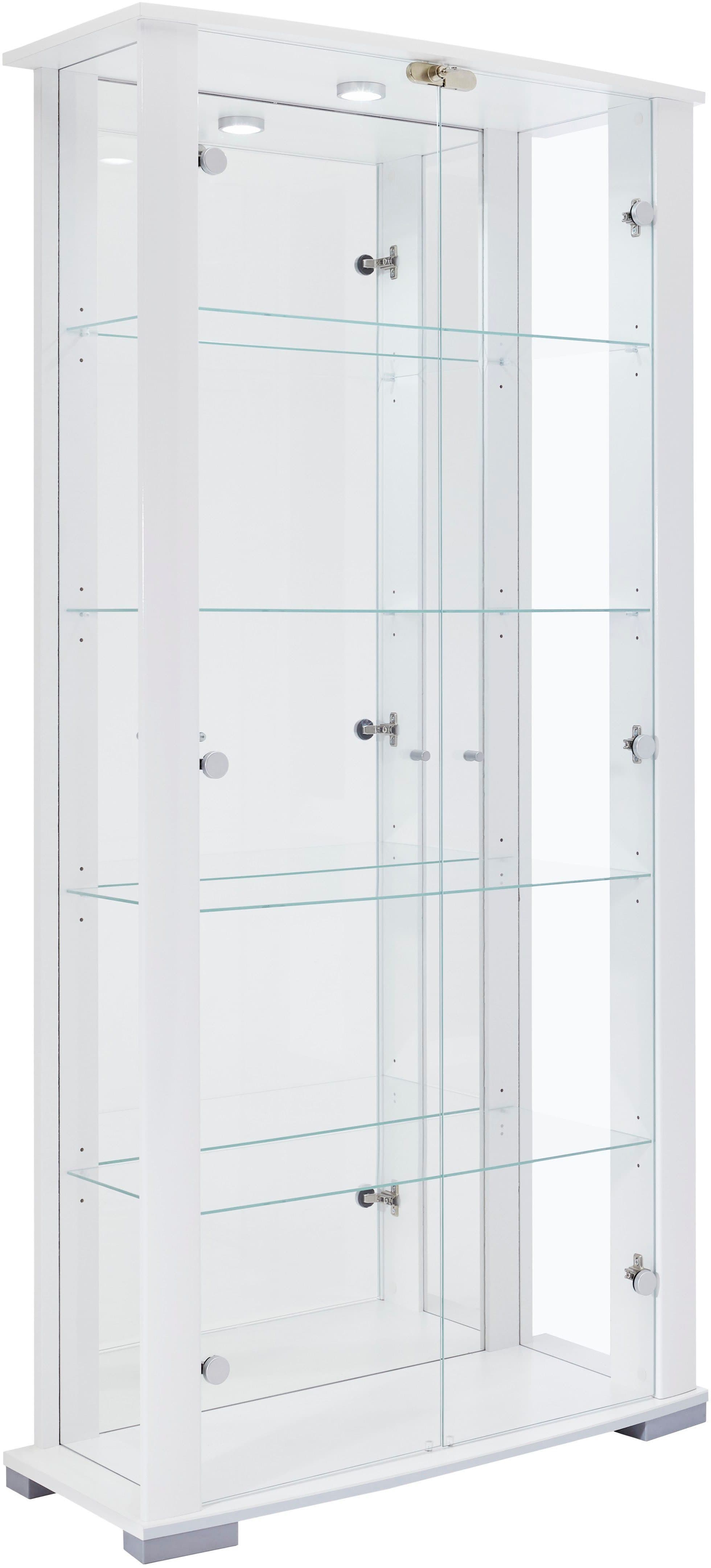 fif möbel Vitrine STELLA | Weiß