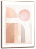 Reinders! Poster Abstrakt, im Holzrahmen | Beige