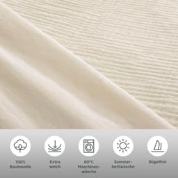 OTTO home Wendebettwäsche Sari3 | Beige