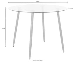 OTTO home Miller Glastisch | Transparent