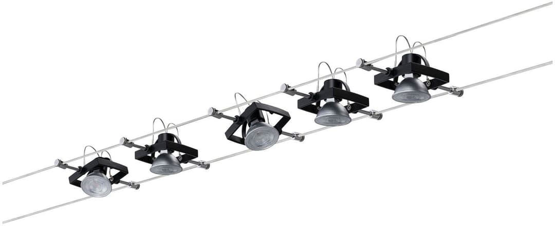 Paulmann LED Deckenleuchte Mac II | Schwarz