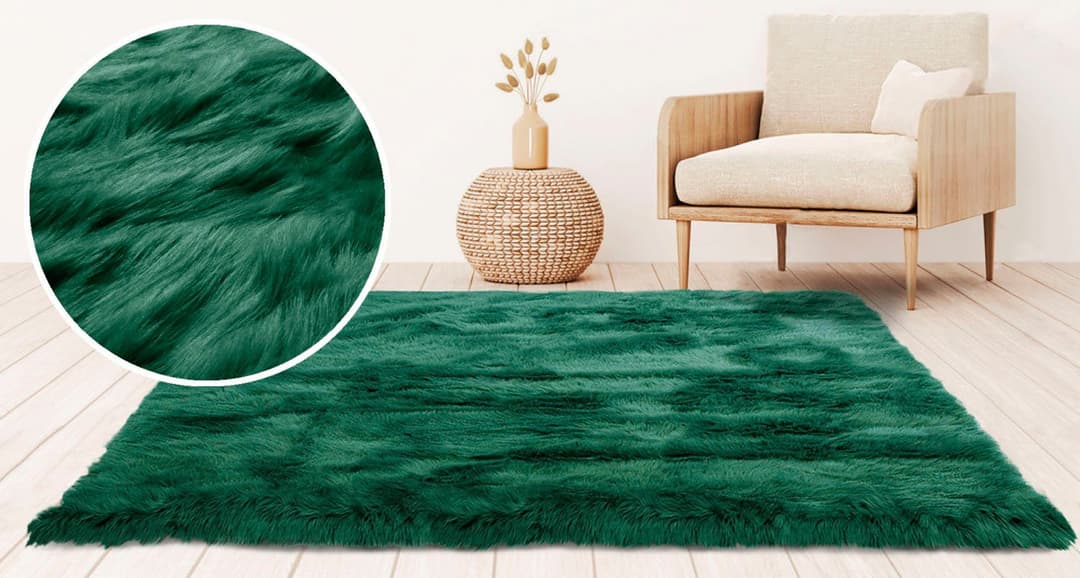 OTTO home Hochflor-Teppich Valeria | Grün