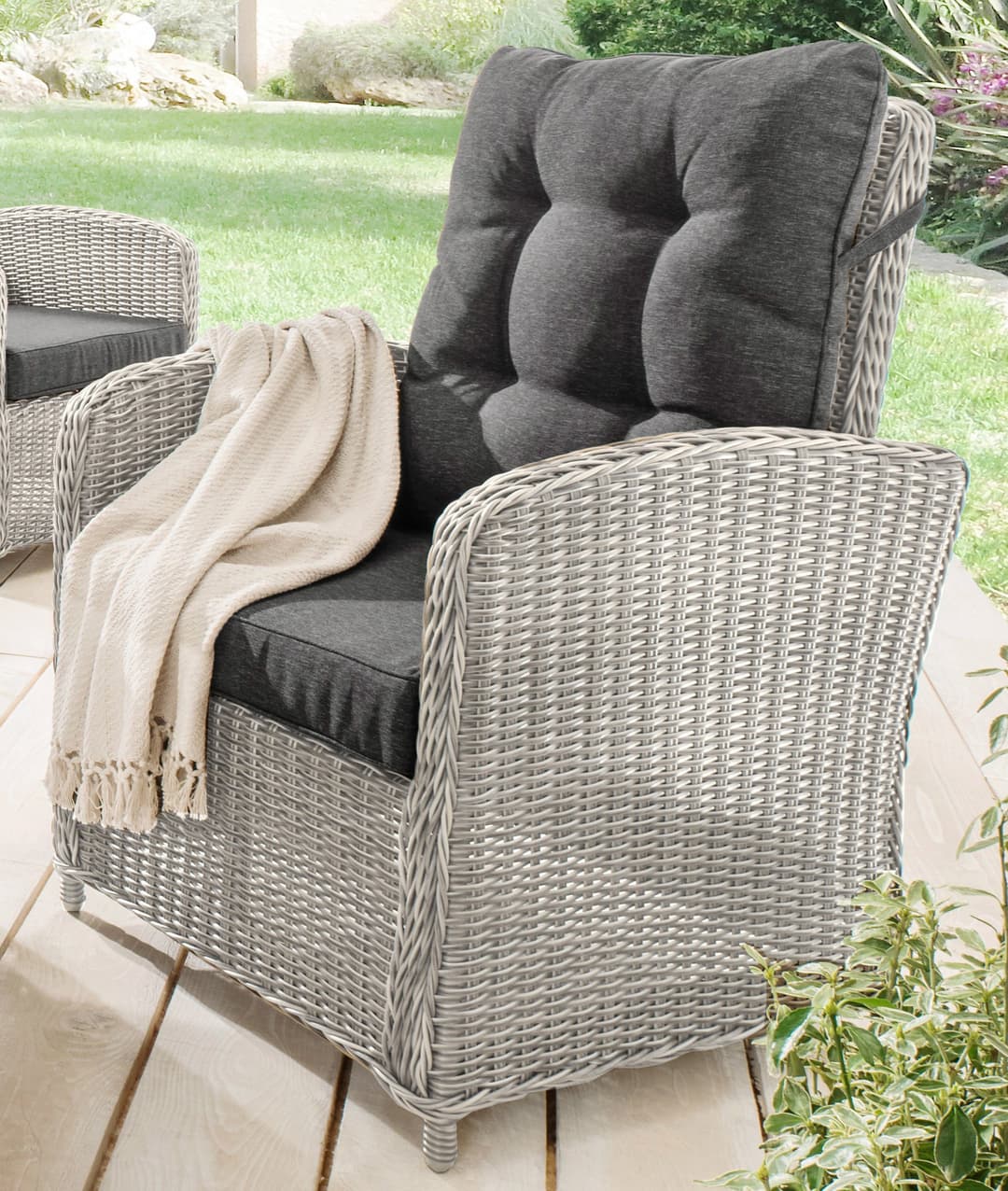 Destiny Loungesessel MERANO | Weiß