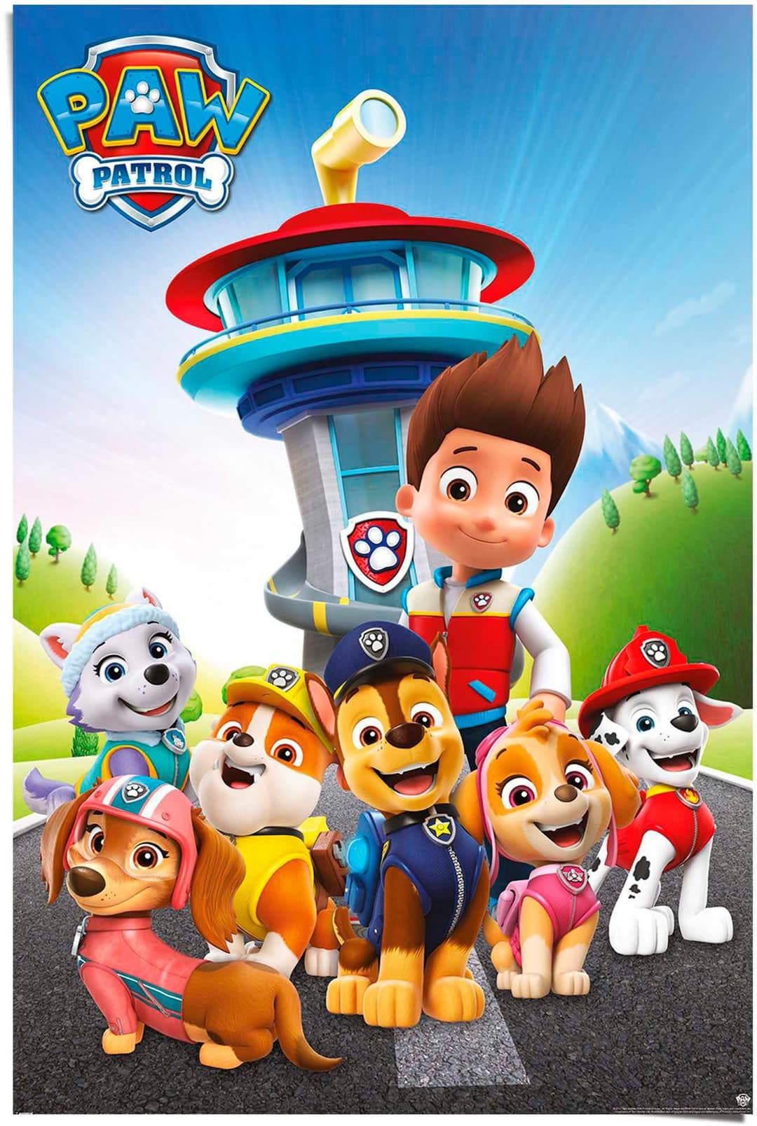 Reinders! Poster Paw Patrol team | Mehrfarbig