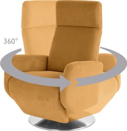 sit&more TV-Sessel Kobra | Gelb