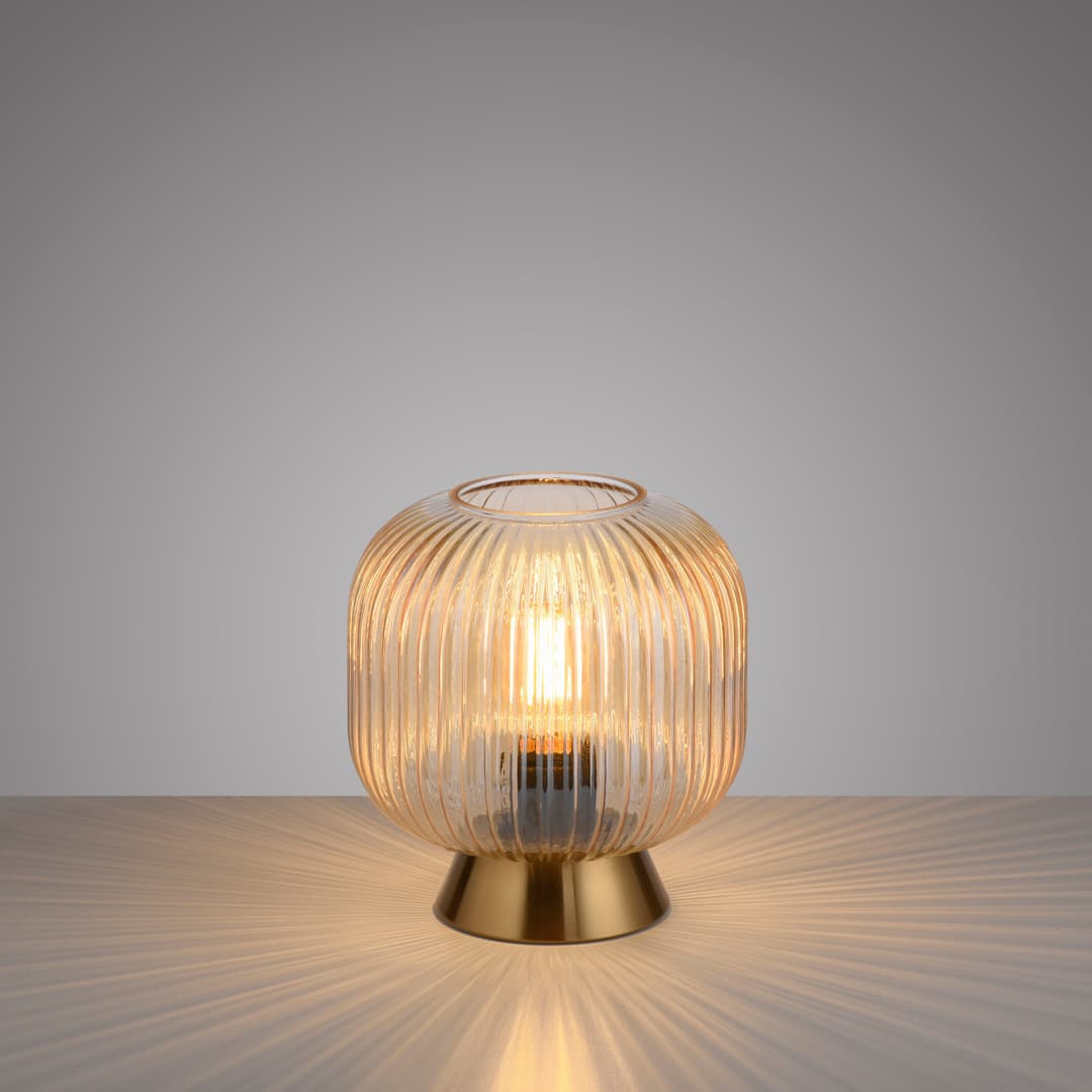 SCHÖNER WOHNEN-Kollektion LED Tischleuchte NAMI | Braun