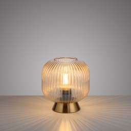 SCHÖNER WOHNEN-Kollektion LED Tischleuchte NAMI | Braun