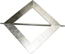 GARDINIA Dekoklammer Uranus | Silber