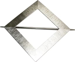 GARDINIA Dekoklammer Uranus | Silber