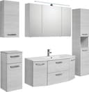 Saphir Quickset 936 Badmöbel-Set | Holztöne