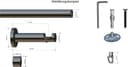 OTTO home Gardinenstange TANBUL | Schwarz 5