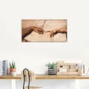 Artland Wandbild Hände | Braun 3