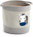 Zeller Present Aufbewahrungskorb Zebra | Grau