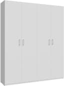 FORTE Kleiderschrank | Weiß