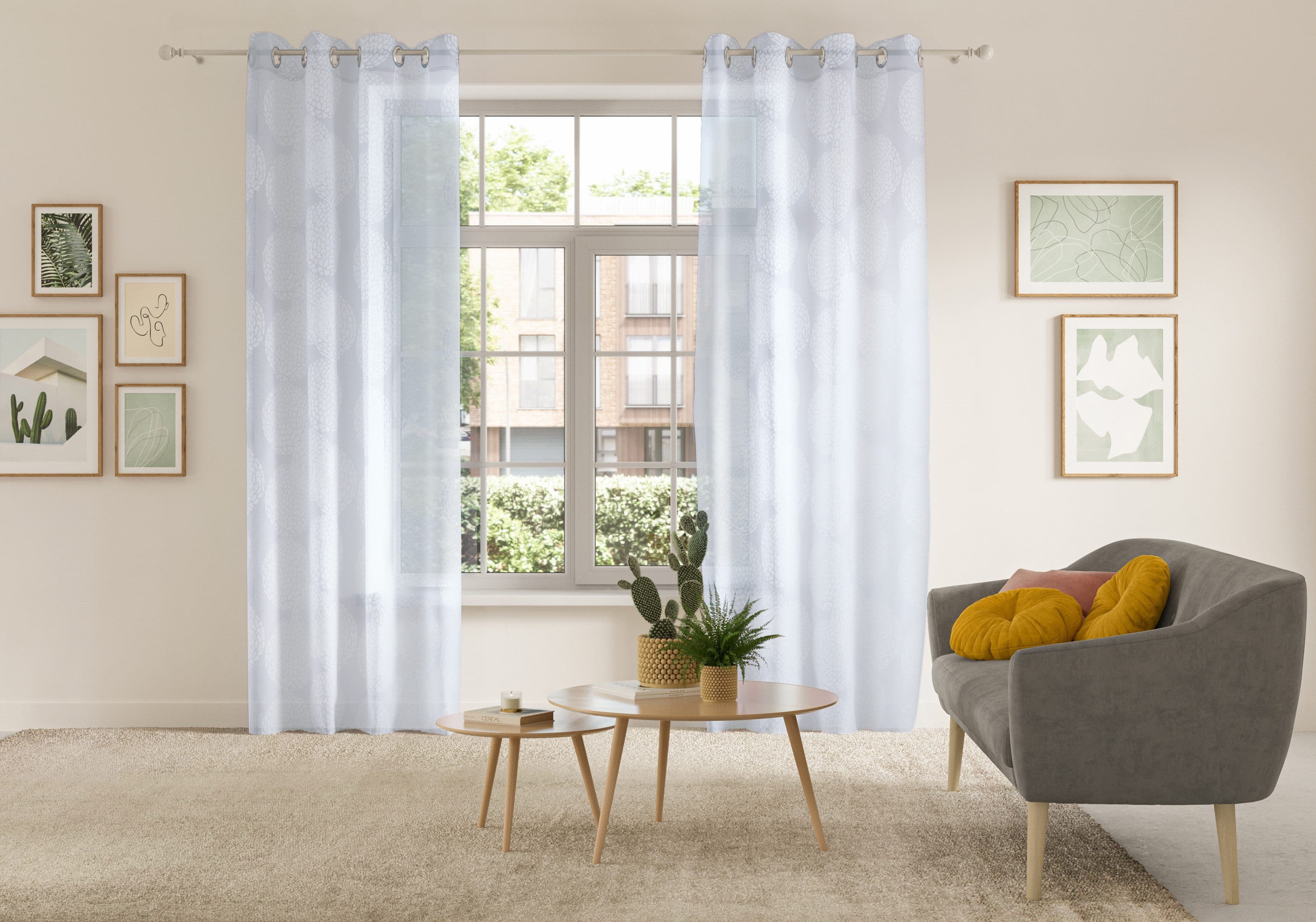OTTO home Gardine BELEM | Weiß