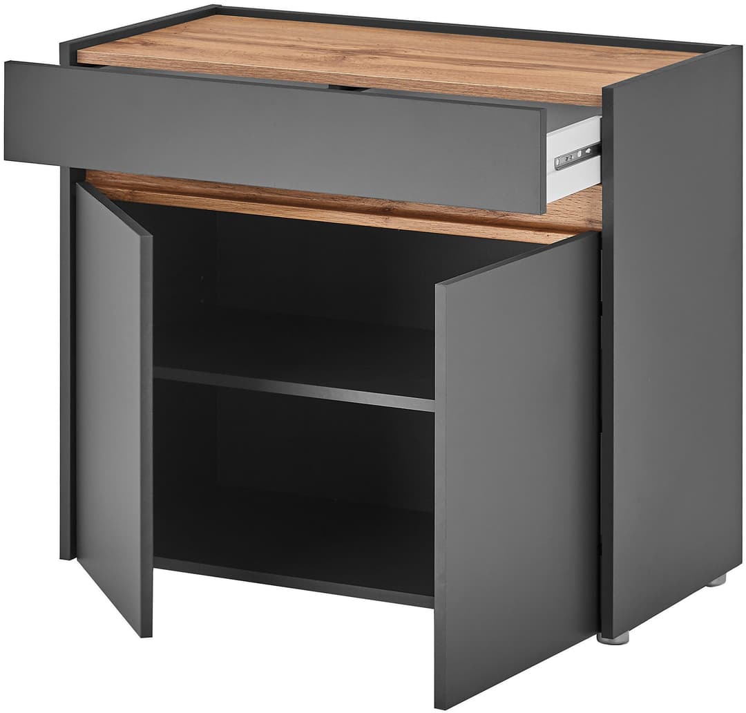 Home affaire Kommode GiRON/CiTY | Grau