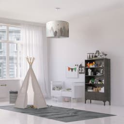 Paco Home Hugo Cosmo Pendelleuchte | Weiß