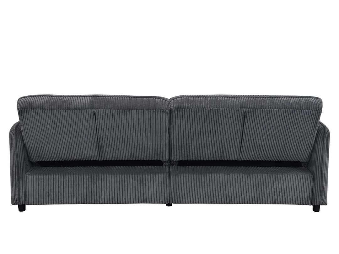 Dorel Home Allie Curved Schlafsofa | Grau