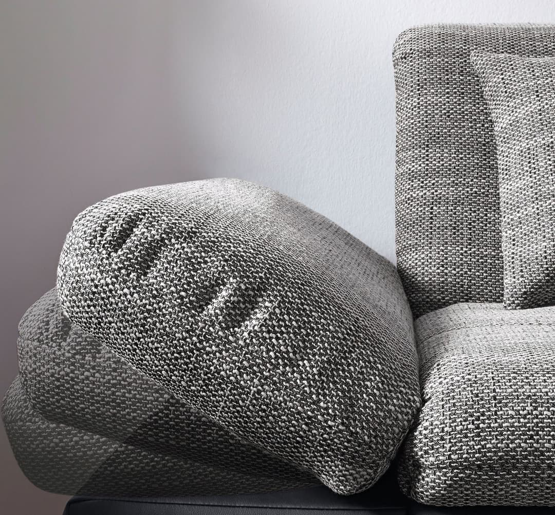 DOMO collection Ecksofa Moric | Grau