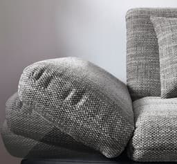 DOMO collection Ecksofa Moric | Grau