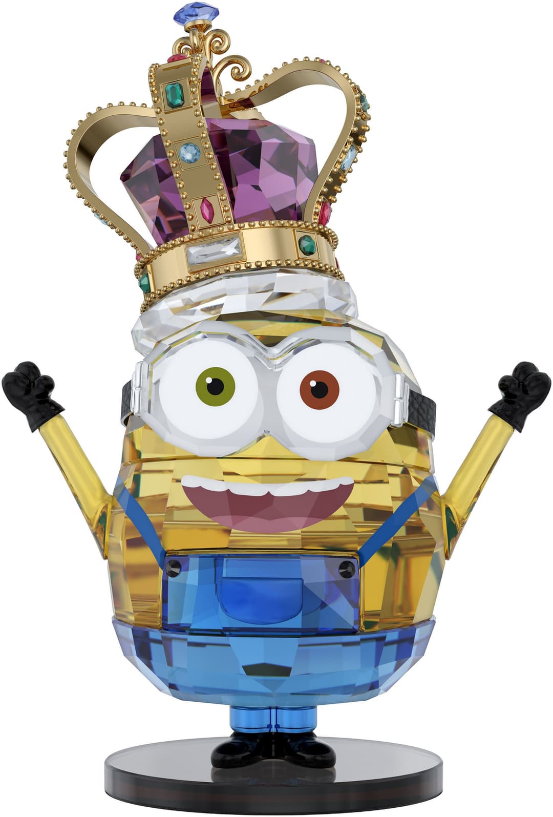Swarovski Minions King Bob Kristallfigur | Mehrfarbig