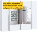 FORTE Kleiderschrank Narago | Weiß 3