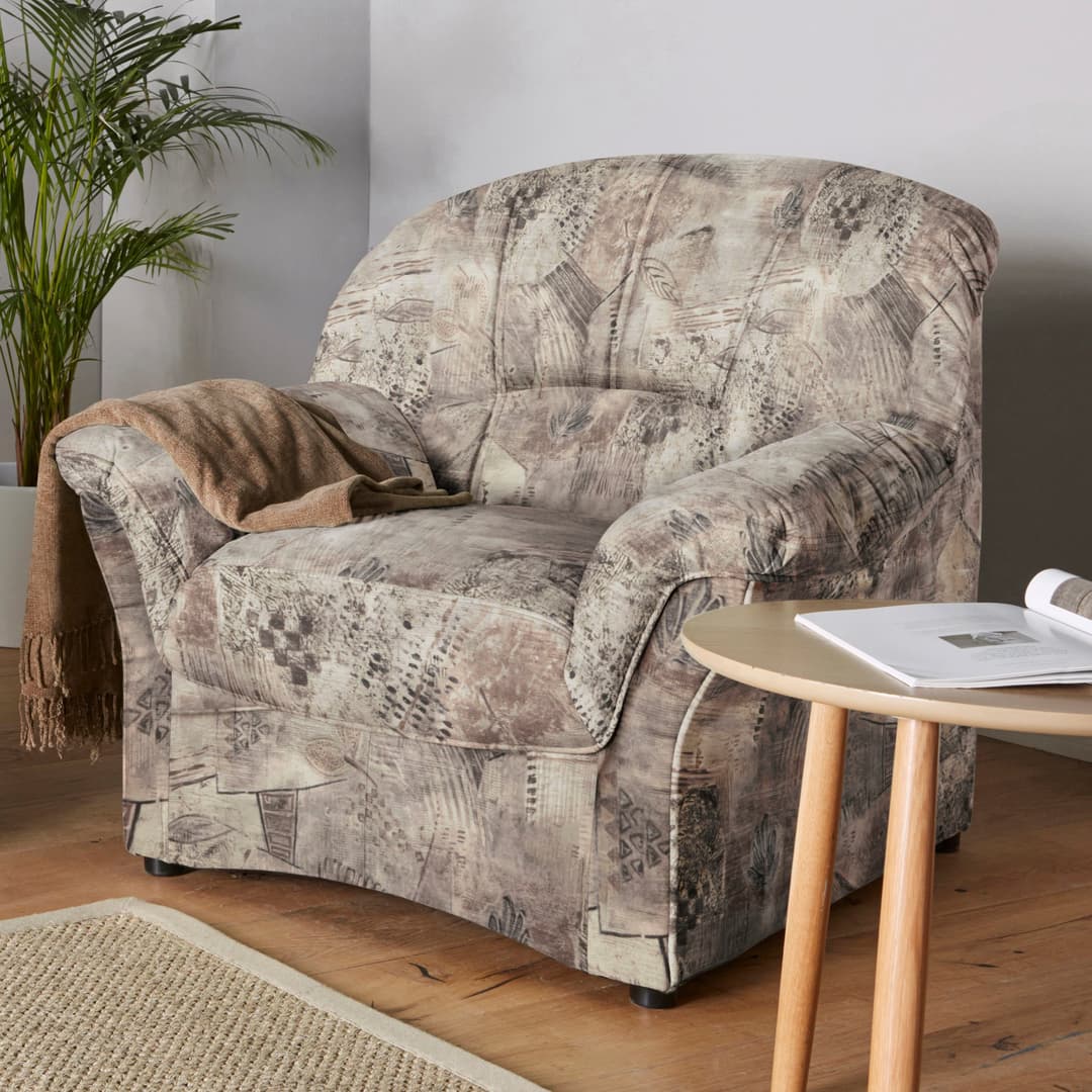 DOMO collection Sessel Bahia | Braun
