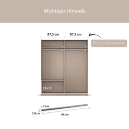 rauch Kleiderstange | Silber