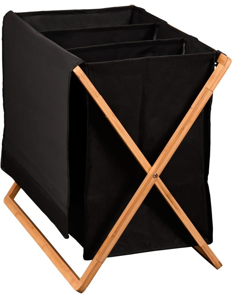 KESPER® Wäschebox Wäschesammler | Schwarz
