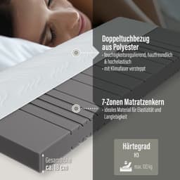Komfortschaummatratze Marissa | Grau