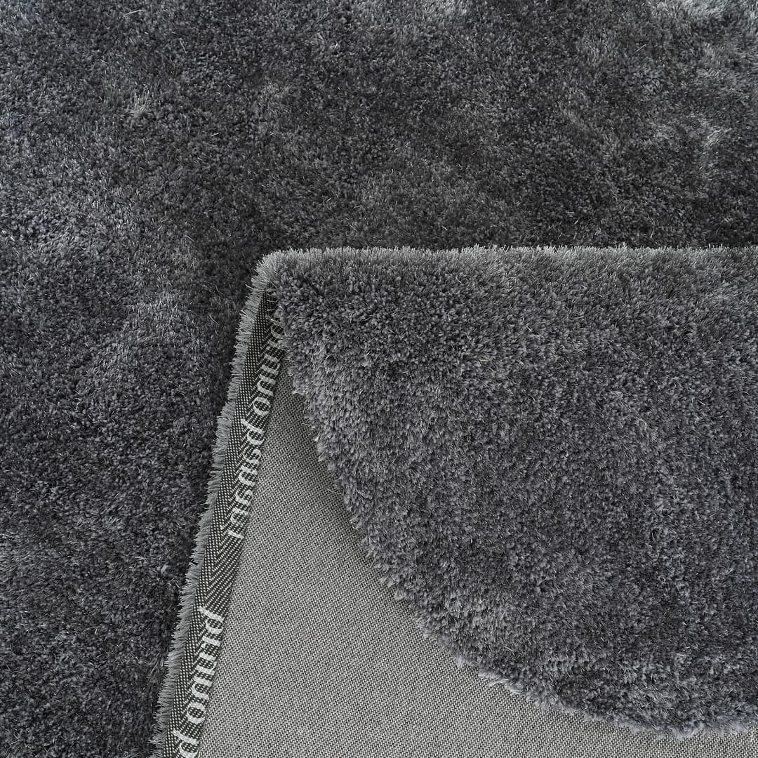 Bruno Banani Hochflor-Bettumrandung Dana Teppich | Grau