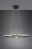 TRIO Leuchten LED Pendelleuchte FLY | Schwarz 3