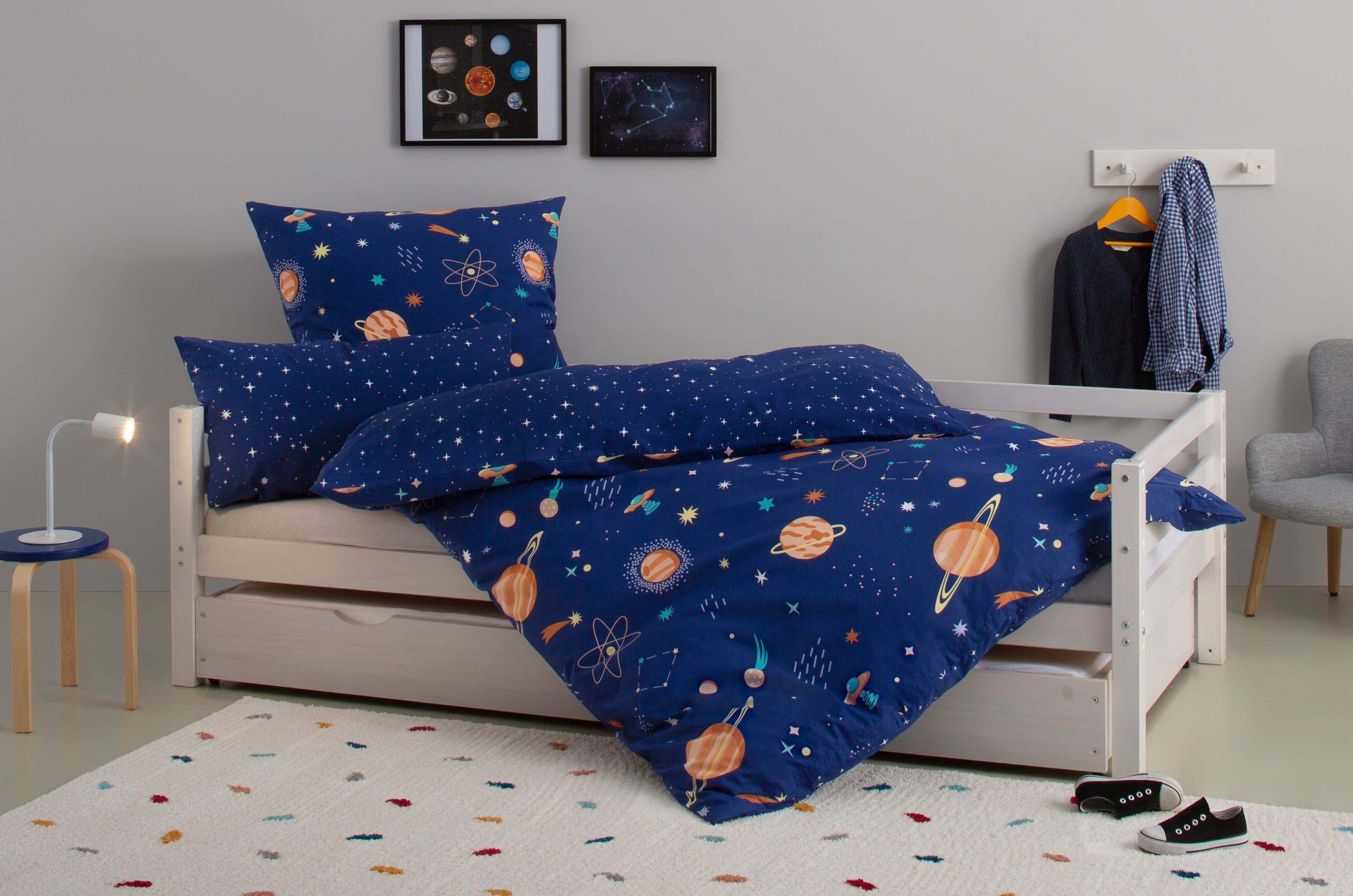OTTO home Kinderbettwäsche CUDDLEE | Blau