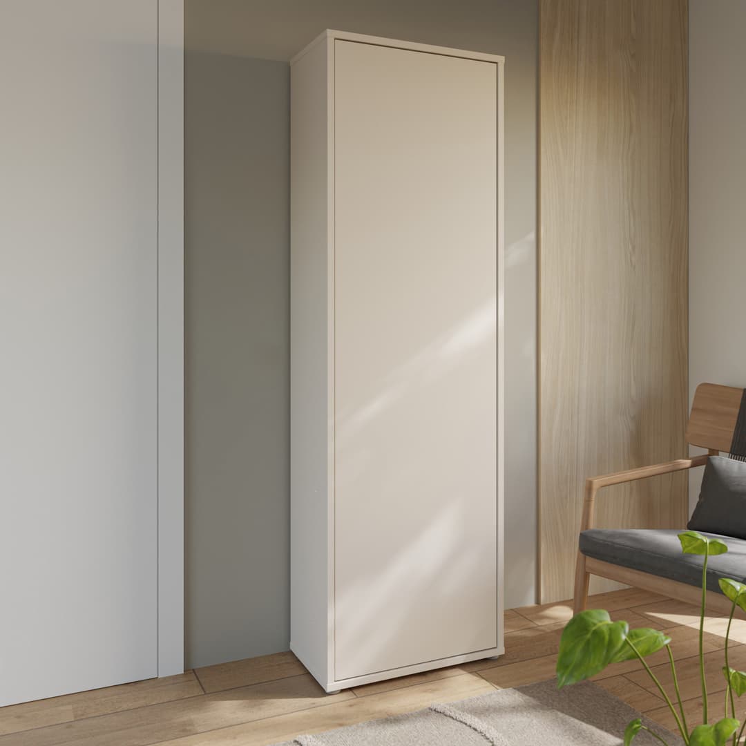 FORTE Garderobenschrank Alice Springs | Beige