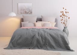 Tagesdecke Amanda | Grau