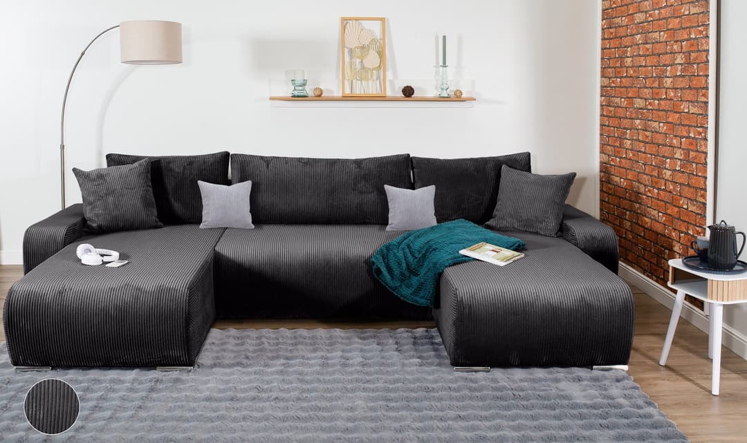 COLLECTION AB Wohnlandschaft Paola | Grau