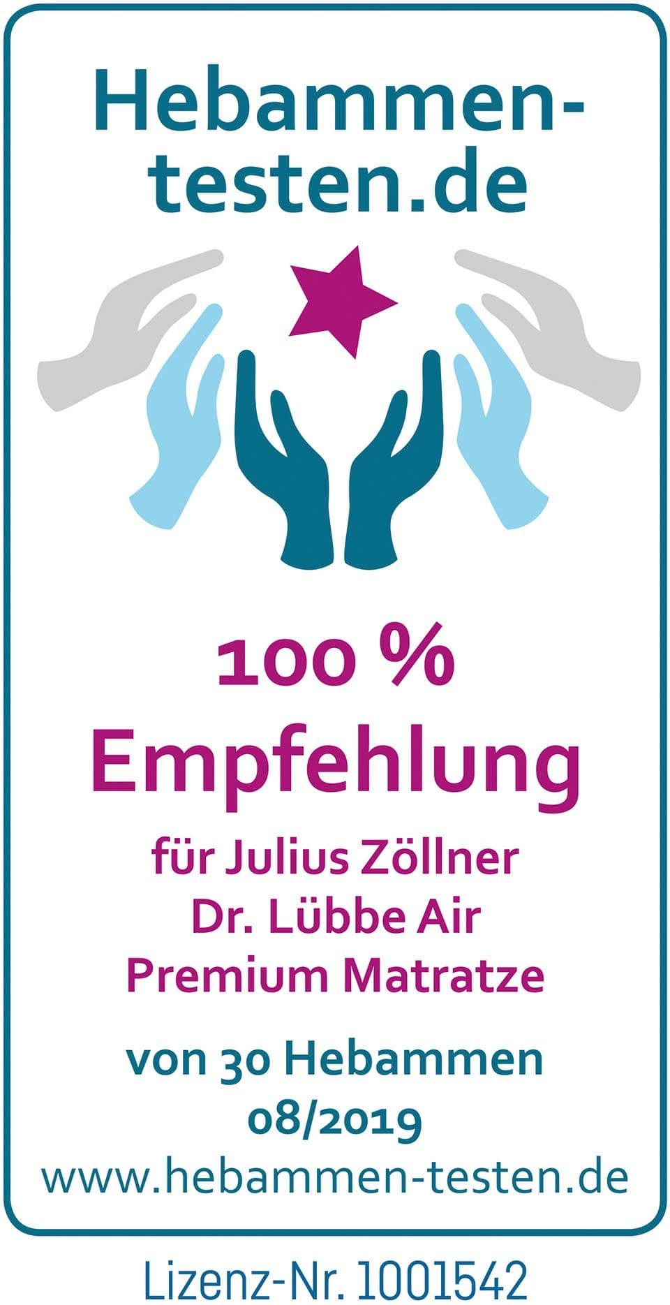 Dr. Lübbe Air Premium Babymatratze | Weiß