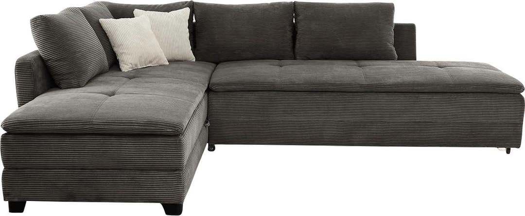 Jockenhöfer Gruppe Ecksofa Madrid | Grau