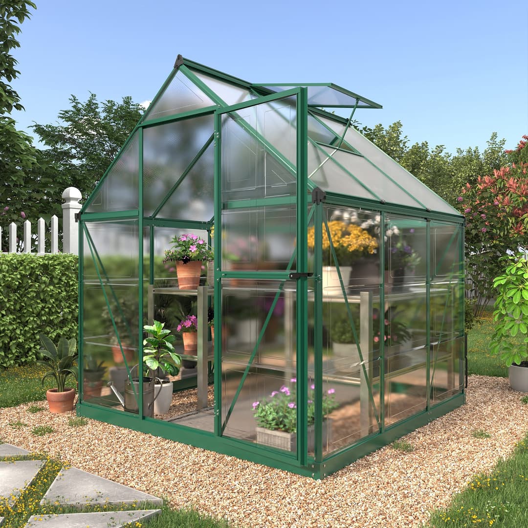 KONIFERA Gewächshaus Sunny | Grün