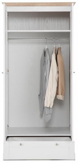 OTTO home Kleiderschrank Binz | Weiß