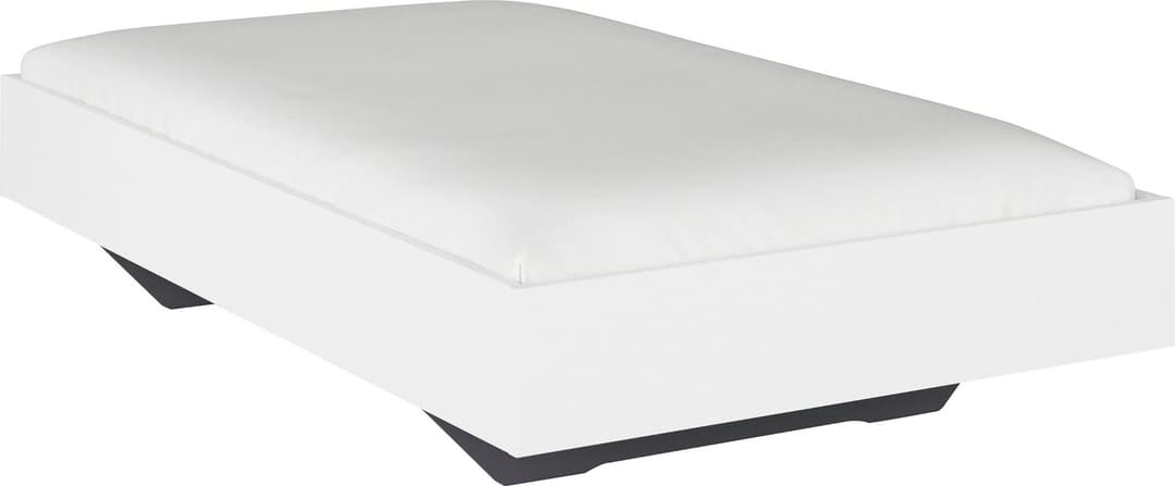 rauch Futonbett Phoenix, ohne Kopfteil | Weiß
