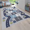 Paco Home Bino 565 Kinderteppich | Grau 2